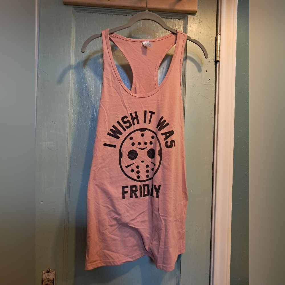 Pink Jason Voorhees Tank Top
